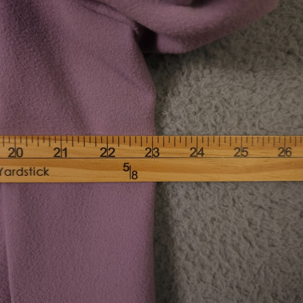 Chicos Jacket Womens 3 US 16 18 Purple Open Collarless Car Coat Lined Blazer - Picture 6 of 14